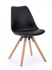 4x New Trend Chair Black