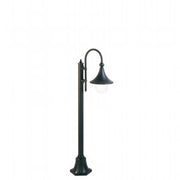 Outdoor Aluminum Die-cast Lamp with Transparent Diffuser - Max Height 150mm - Max Power 60W Black