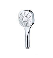 Two-jet chromed hand shower with control button - Paros series.