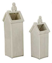 Large bird house vase dc-1026 cm. 13 x 13 h 43