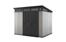 Contemporary Outdoor Shed with DUOTECH Panels - 9x7 ft
