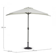 Kalife Mezzaluna 2.7 Natur parasol -
