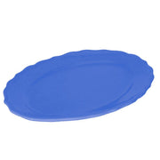 Juliet blue oval plate cm35x26h3