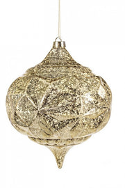 4x Brushed Gold Goccia Pendant