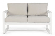 Two seater outdoor sofa White MERRIGAN 134x78x h84 cm