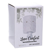 Essence burner plug ceramic braids white cm10,4x7,9h12,7