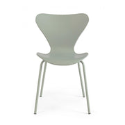 Green polypropylene dining chair TESSA 50x49,5x h82 cm