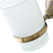 Bronzed toothbrush holder Athena series