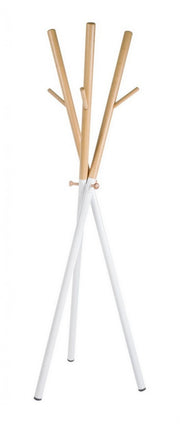 Bastien modern white coat rack