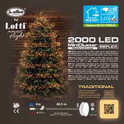 MiniCluster ø6cm 2000 LED TRADITIONAL 40,5m in Bobina
