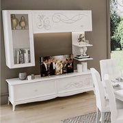 Mobile porta TV bianco  L187 x P49 x H190 cm 