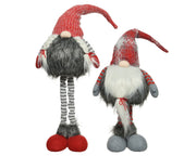 Polyester gnome with extendable legs assorted patterns