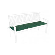 Cushion for three-seater bench Dark Green POLY180 153x48x h3 cm