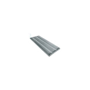 Prometal double reinforced metal shelf, gray painted steel, 100x50 cm