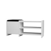 White Sunno Shoe Cabinet 44x100x35 cm