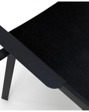 4x Lacquered wooden chair - Woody head of the table