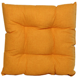 Chair cover edged with yellow fiber