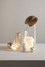 12x Champagne Fan Leaf H52Cm