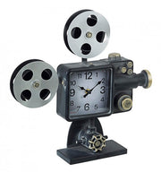 Charles cinema iron table clock