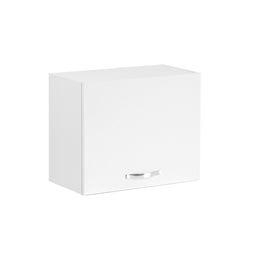 White Ash over-hood wall unit with kitchen door Cm 60x32xh49