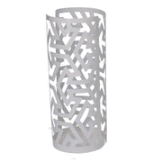 Arrows round white metal cup holder cm ø8h20