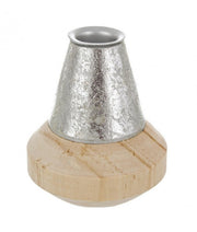 6x Silver Shine Argento Candle Set