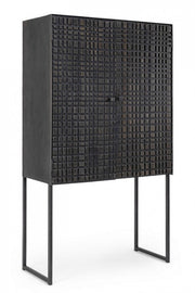 Industrial style 2 door steel cabinet