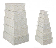 Set of 12 Christmas Balls, Rectangular Shape, 2x Size