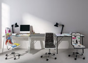 Young Cartoon desk glass top 113x58 cm