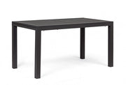 Extendable outdoor table in Anthracite aluminum 140 - 210x77x h75 cm