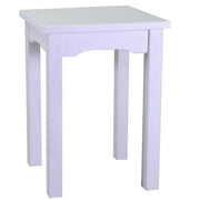 Nantes white wood display table cm154x46xh100