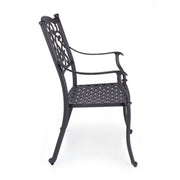 Iron garden chair C-BR Ivrea Anthracite