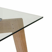 Rectangular wooden table 120x80x74h cm