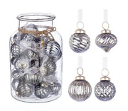 Eike Gray Glass Pendant assorted 4