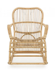 CASIMIRA Rocking Armchair in Natural Rattan 66x82x h88 cm