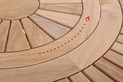 Maryland table D155 in teak wood