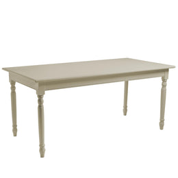 Rectangular gray shabby wood table cm 80 x 160 x h 78