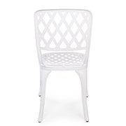 Outdoor Chair In Faenza White Aluminum 44X46X H89 Cm