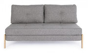 Hayden 2 seater sofa bed gray