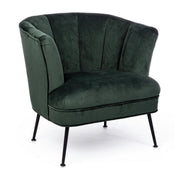 Design style green armchair