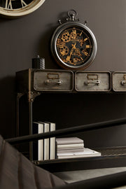 Wall Clock Engrenage Black D40