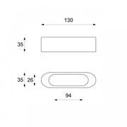 Modern coffee table beige stone tv stand cm 130 x 35 x h 35