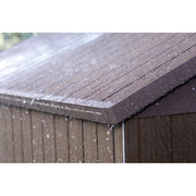 Garden Shed Darwin 6x8 with Front Window, Brown