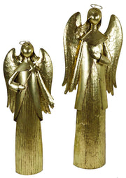 Big gold angel with star nai-2228 cm. 55 x 21 h 147