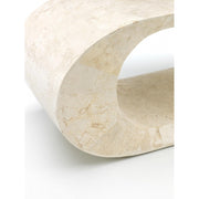 Modern coffee table beige stone tv stand cm 130 x 35 x h 35