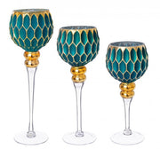 Set of 2 Rachel Calice Verd Candle Holders