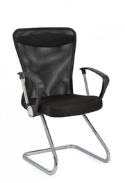 KINGSTONE office chair in mesh fabric with armrests
