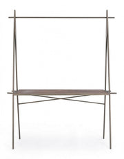 Industrial rectangular display table 98h cm