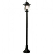 Outdoor Aluminum Die-Cast Lamp with Transparent Glass Diffusers - Max Height 155mm - Max Power 60W Black