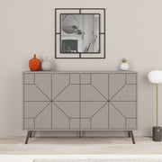 Dune sideboard 2 doors dove gray 123 cm